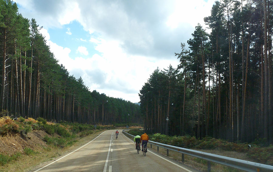 Descente vers Vinuesa