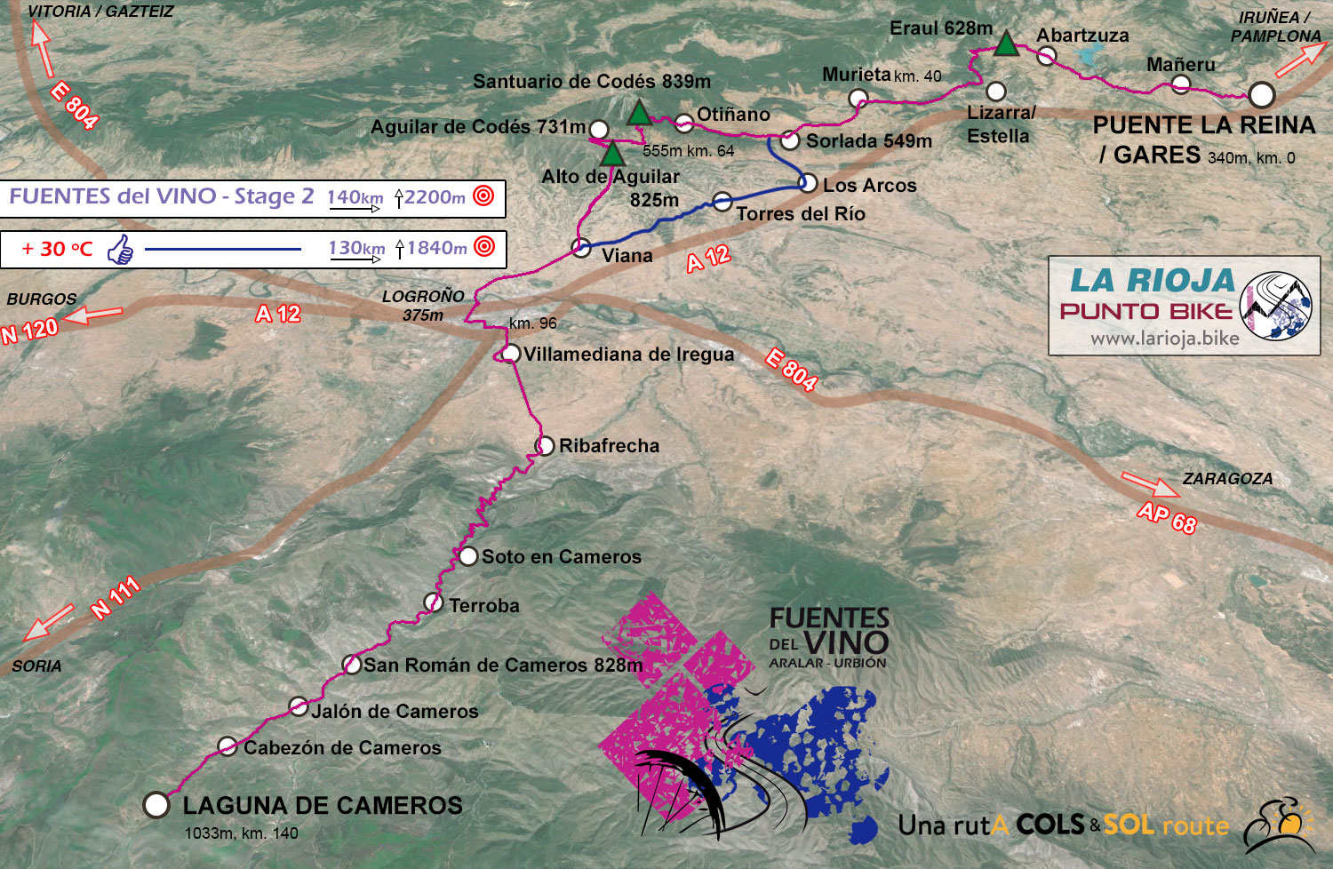 carte FUENTES del VINO 2