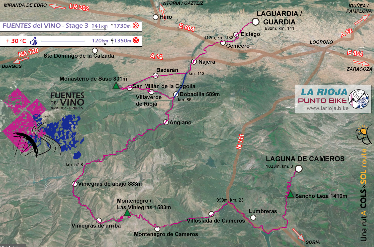 carte FUENTES del VINO 3